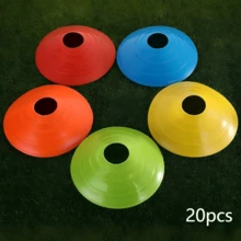 15/20pcs Football Training Marker Discs, Colorful Marker Plates, Stackable Storage, Suitable For Football Agility Footwork Training - Multicolor - View 11