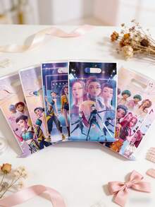 10pcs K-POP Party Favor Bags, Candy Snack Bags, Party Decorations, Cute Small Gift Bags Suitable For Birthday Party, Baby Shower, Graduation, Wedding, Holiday Party, K-POP Music Fan Party Gift Set - Multicolor - View 2
