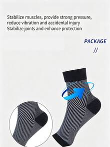 Ankle Compression Socks - Arch Support, For Sports, Running, Hiking, Cycling | Comfortable Breathable Foot Sleeves - Multicolor - View 8