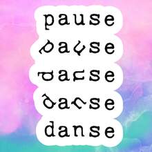 Pause-Danse, A Great Life Rhythm Philosophy: Pause And Rest When Tired, Waterproof Vinyl Sticker - Durable Smooth Surface, Self-Adhesive Bumper Sticker, Suitable For Cars, Windows, Laptops, Trucks, Water Bottles - Multi-Functional Durable Design, Car Sticker - Vinyl - View 9