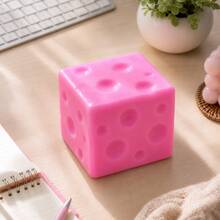 1/2 Pc Pink Soft Cheese  Squishy Cheese Block - Pink ,Quick Rebound, Moldable Fidget Toy With Squeeze Feature, Ideal For Play And Relaxation Relaxation Toys, Relieving Fatigue In The Body And Fingertips. Party Toys, Themed Activities, Birthday Gifts - 派對玩具 - 查看 4