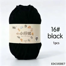 EDCUEBE7 1/4pcs Upgraded Set, Exquisite R-Ice Yarn. Premium Choice For Handmade Matte DIY Knitted Scarves, Crochet Shoes, Bags, Sweaters, Cushions, Bouquets And Other Handmade Items. Candy-Colored Skin-Friendly Yarn. (Random Packaging) - Small Velvet Ice Strip Line - View 17