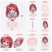 Giá đỡ acrylic 10cm, 1 cái, hình nhân vật hoạt hình Tohka Yatogami trong trang phục Trung Quốc màu pastel, móc khóa, đồ trang trí hoạt hình dễ thương, mô hình sưu tập, quà tặng sinh nhật cho bạn bè. - Nhiều màu - Xem 3