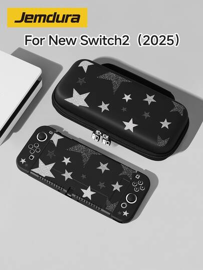 1个星空图案保护套，适用于Switch 2025/OLED/Switch NS，游戏机配件保护套及收纳袋