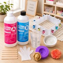 SMI Fine Silicone Mold Making Trial Kit - Rapid Curing Mold Making Silicone Rubber, Platinum Cured Silicone For Casting Resin Molds - Multicolor - View 12