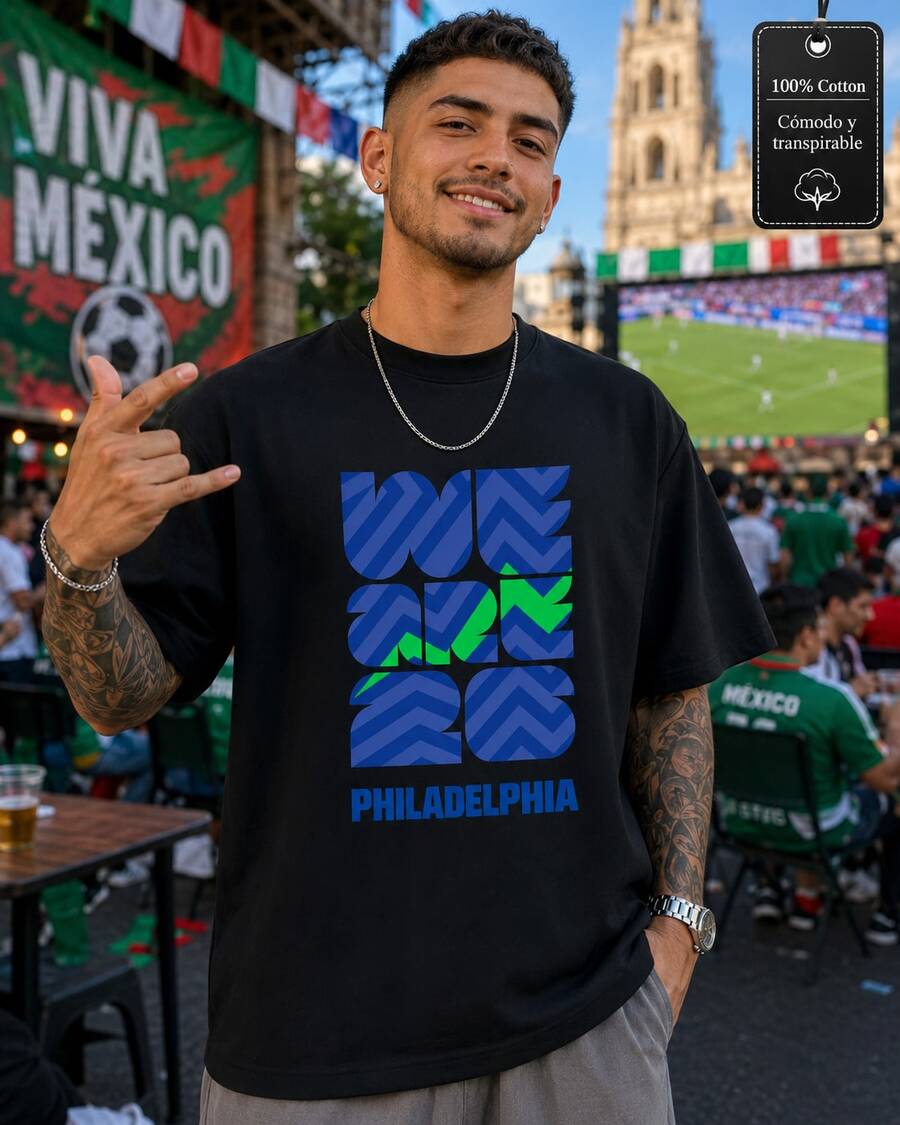 Men's 100% Breathable Cotton T-Shirt, Los Angeles Trophy Print, Short Sleeve, Round Neck, Fan Style For Summer And Sports | World Cup Trophy T-Shirt, Los Angeles Soccer T-Shirt, Casual Fan Clothing, Unisex. - 黑色 - 查看 1
