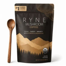 RYNESUPERFOODSMushroom Medium Roast Coffee Starter Kit, USDA Organic Instant Coffee With 6 Adaptogenic Mushrooms And For Energy, Focus, Digestion, Immunity With Lions Mane & Turkey Tail 30 Serving Weight Loss Free Shipping Wellness Vitamins Supplements Chlorophyll Creatina Monohidratada Vitamins Probiotics For Women Protein Powder Quick Ship Items Creatina Colageno - 30 phần ăn - Xem 1
