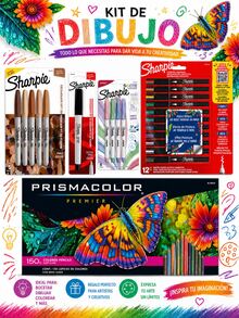 Sharpie Kit de Dibujo Profesional Lapiz Penne Acrylic marker Pencil Plumas para escribir Colores Escuela Sacapuntas Mechanical pencil Marcadores Utiles escolares Pen - B - Ver 1