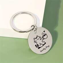 Classic Stainless Steel Dog Tag Pendant, Basic Pet Accessory, High Cost-Performance, Suitable For All Pet Owners, Pet Lovers Daily Wear To Show Style, Bestselling Accessory - Multicolor - View 5
