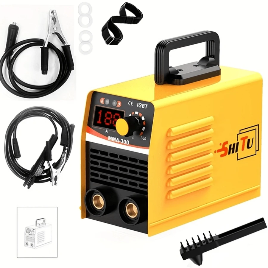 Multi-Functional 110V Electric Welder, Fully Automatic DC Inverter Welder, With Portable Multi-Set Options Available. It Is Easy To Operate And Suitable For Home Repairs, Construction Site Work, Hardware Processing, And Daily Welding Needs - US B Type Plug(110-127V) - View 1