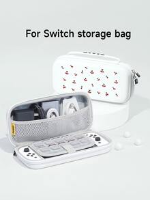 1个红色樱桃图案保护壳/透明闪光保护壳，兼容Switch 2/Switch NS/Switch OLED/Lite，Switch主机配件齐全，包含收纳袋、卡槽底座，是送给Switch玩家的最佳礼物。 - 彩色 - 查看 16