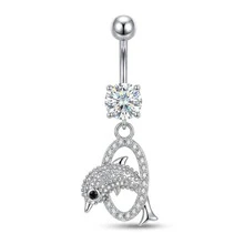 1 chiếc khuyên rốn hình bướm đính đá Cubic Zirconia, cỡ 14G/10mm, chất liệu thép không gỉ, phụ kiện độc đáo cho tiệc tùng và ngày lễ. - Nhiều màu - Xem 13