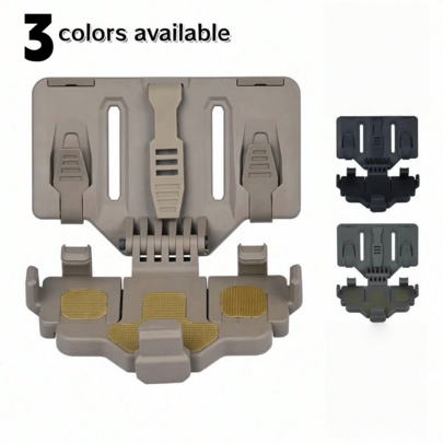 1pc Tactical Nylon Foldable Navigation Board, Multi-Purpose Outdoor MOLLE Mountable Phone Holder, Adjustable Shoulder Strap Compatible With Chest Rig, Hunting Gear