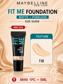 Maybelline 美寶蓮 Soft Matte 防曬粉底液 #110，5/30ml，長效滋養，3合1，自然觸感，霧面無瑕妝效，適合油性肌膚 - 柔霧版110 - 查看 13