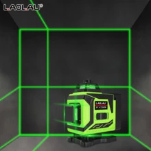 L.A.OL.A.U LAOLAU 16-Line 4D Green Laser Level, 360° Horizontal & Vertical Cross Line, Auto Self-Leveling, Remote Control, Laser Leveler For Indoor/Outdoor Construction - One Size Fits All - View 3