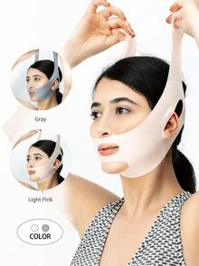 1pc Women's Face Mask Facial Bandage Sleep Mask Face Sculpting Suitable For Daily, Home, Office Or Gym Wear - Multicolor - View 2