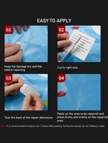 PVC Transparent Waterproof Outdoor Repair Patches, Suitable For Repairing Water Sports Equipment, Swim Rings, Inflatable Sofas, Tents And Sleeping Bags, Portable Design - Multicolor - View 8