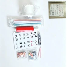 纳米橡皮泥挤压玩具，吹泡泡纳米胶DIY减压套装，剪贴簿用品（随机包装，随机颜色配件和气泵） - 彩色 - View 12