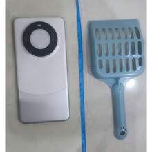 1pc Large Capacity Cat Litter Scoop With Ergonomic Handle - Durable Plastic, Easy-To-Clean Design, Space-Saving Pet Waste Disposal, Multi-Functional Cat Scoop, Easy Scooping, Odor Control, Suitable For Small Pet Litter Scoops, Home Use, Cat Litter Scoop And Trash Bin, Modern Pet Tool, Easy To Clean - Multicolor - View 10