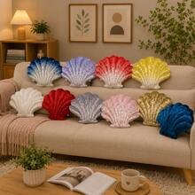 35cm/13.77inch Seashell Plush Doll, Soft And Fluffy Stuffed Pillow, Suitable For Room Decor, A Gift For Seashell Lovers, Birthday Present, Graduation Season, Wedding Season, Christmas. - Multicolor - View 1