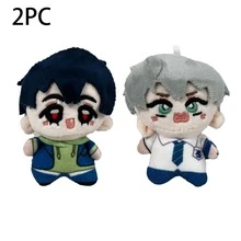 BLUESLEMON Búp bê nhồi bông Evan trong phim hoạt hình Alien Stage Play, cao 10cm/3.93in, cậu bé năng động *Phụ kiện anime Tsundere Senpai | Búp bê nhồi bông dễ thương, nhỏ gọn | Mặt dây chuyền túi xách và phụ kiện hàng ngày | Vật phẩm sưu tầm không thể thiếu cho người hâm mộ trung thành của Alien Stage Play - Nhiều màu - Xem 11