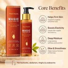 west month Body Firming Moisturizing Oil Nourishing Tightening Elastic Lifting Effectively Soft Smooth Skin Daily Care Massage Care Oil - Fresh - View 6