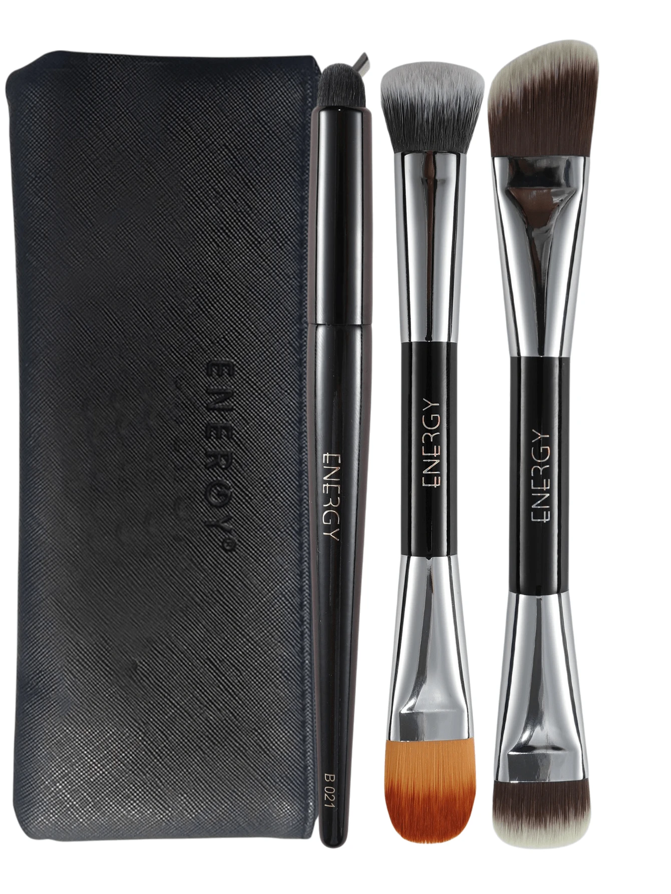 ENERGY Multi-Use Precision Brush For Concealer And Detail Blending - Black Handle - Black - View 1