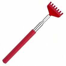 1/2pcs Extendable Back Scratcher, Telescopic Itch Scratcher With Ergonomic Handle - Long Reach Claw For Hard-To-Reach Spots, Senior & Office Relief Gift (Adjustable Length) - Multicolor - View 6