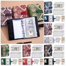 Carpeta A6, Compatible con Sistema de Sobres de Efectivo & Gestión de Presupuesto - Cuaderno de Ahorro Financiero Autoadhesivo con Páginas de Almacenamiento de Efectivo, Herramienta de Ahorro de Dinero para Presupuesto, Sistema de Sobres, Uso de Oficina - Multicolor - Ver 13