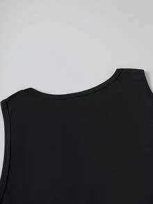 Boxing Word With Boxer Standard Size Men'S Vest - Black - View 5