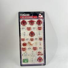 Baymax 日系甜美風玩具封口貼紙，採用糖滴膠工藝 3D 浮雕貼紙，糖滴 3D 亮面防水高黏性裝飾效果出色，可 DIY 裝飾手機殼、行李箱和貼紙本，適合女孩、學生、DIY 愛好者，適合作為生日禮物、交換禮物，適用於生日和畢業派對，Kawaii - 彩色 - 查看 5