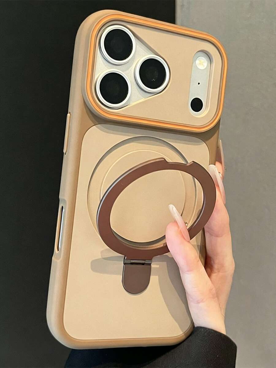 Luxury Dual-Tone Matte Magnetic Phone Case Compatible With IPhone 17 Pro Max 17 Pro 17 16 Pro Max 16 Pro 16 15 Pro Max 15 Pro 15 14 Pro Max 14 Pro 14 13 Pro Max 13 Pro 13 Supports Wireless Charging Shockproof Back Cover