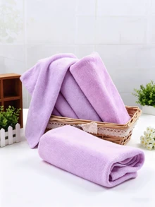 1/3pcs Coral Fleece Towels,Multiple Colors Available. Highly Absorbent, Lint-Free, And Oil-Resistant (Not Machine Washable). Suitable For Use In The Kitchen, Bathroom, And For General Household Cleaning. - Multicolor - View 7
