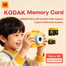 Kodak 16GB Micro SD 記憶卡 32GB 儲存卡 Class10 MicroSD C10 U1 高速 TF 卡 適用於兒童相機 - 查看 6