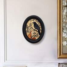 1 pieza Marco de foto decorativo negro, diseño de patrón de múltiples elementos, obra de arte hecha a mano, adecuado para decoración del hogar y la oficina, regalo ideal para coleccionistas, estilos diversos - 7 - Ver 11
