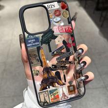 Acrylic Phone Case With Transparent Black Frame, Shockproof Protection, And MagSafe Magnetic Wireless Charging (1 Unit). Cases For IPhone 17 Pro Max, 17 Pro, 17, Air, 16 Pro Max, 16 Pro, 16 Plus, 16, 15 Pro Max, 15 Pro, 15 Plus, 15, 14 Pro Max, 14 Pro, 14 Plus, 13 Pro Max, 13 Pro, 13, 12 Pro Max, 12 Pro, 12, 11 Pro Max, 11; Cell Phone Cases For Samsung S25, S25 Plus, S25 Ultra, S24, S24 FE, S24 Ultra, S23, S23 FE, S23 Ultra, S23 FE, S22, S22+, S22 Ultra, S26 Ultra; Cell Phone Cases For Samsung A16, A35, A36, A54, A55, A56. - 彩色 - 查看 2