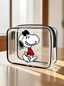 Snoopy 造型簡單卡通收納袋，輕便旅行便攜收納袋，男女通用休閒日常多功能收納袋，旅行戶外運動收納袋 - 彩色 - 查看 7