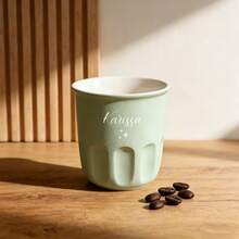 Taza de café de cerámica personalizada y grabada con tapa de color intercambiable, hecha a mano, regalo único para ella/él, regalo perfecto para maestros, taza estilo Ins - multicolor - Ver 7