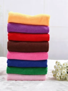 1/3pcs Coral Fleece Towels,Multiple Colors Available. Highly Absorbent, Lint-Free, And Oil-Resistant (Not Machine Washable). Suitable For Use In The Kitchen, Bathroom, And For General Household Cleaning. - Multicolor - View 6