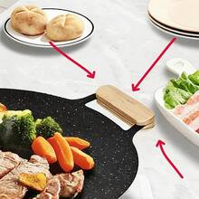 Korean Grill In Two Sizes, With A Round, Non-Stick Grill Plate (28 Cm), Ideal For Home And Outdoor Use – A Must-Have For Every Kitchen - View 6