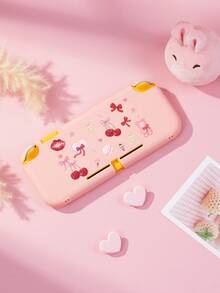 Accessories For Nintendo Switch, Including Bear, Bow, Cherry Pattern Protective Case, Storage Bag, Game Card Holder Compatible With New Switch 2 (2025), NS2/Switch OLED/Switch Lite, Best Gift Compatible With Switch Players, Romantic Gift For Valentine's Day - Multicolor - View 5