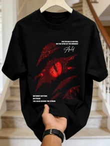 Camisetas masculinas - Preto - Ver 5
