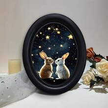 1pc Black Decorative Photo Frame, Multi- Pattern Design, Handcrafted Creative Artwork, Suitable For Home And Office Decor, Ideal Gift And Collection, Diverse Styles - 5 - View 7