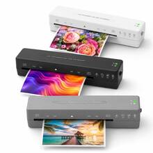CRENOVA 3 Pack A4 Laminator Machine Set, Hot & Cold 9 Inch Laminators With 30 Laminating Sheets, Portable Thermal Laminating Machine For Office, School, Home & Business, Black White Grey - US A Type Plug(110-127V) - View 5