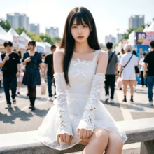 OBOVAY Lolita 雙層蝴蝶結女款袖套，透視網紗防紫外線無指套袖套，JK Cosplay 戶外防曬防 UV 袖套，輕盈透氣情人節返校拍照禮物配件 - 彩色 - 查看 6