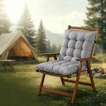 1 chiếc đệm ghế thư giãn 45*80cm bằng bông PP, đệm ghế dày mềm thoáng khí dùng cho nhà ở, sân vườn, giải trí - ngắn pp - Xem 8