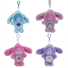 CARE BEARS CARE BEARS 可愛心形熊 17cm 長耳兔子帽子 絨毛吊飾 柔軟填充娃娃 背包吊飾 鑰匙圈 包包飾品 生日禮物 - 彩色 - 查看 4