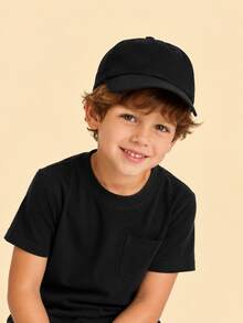 3pcs Solid Color Baby/Kids Classic Simple Sun Protection Baseball Cap - Multicolor - View 5