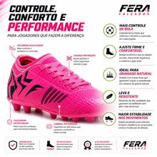 Men Football Shoes - Hot Pink - View 3