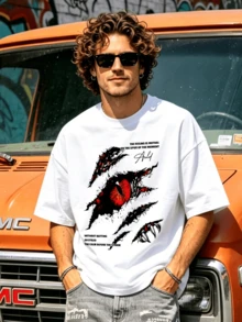 Men T-Shirts - 白色 - 查看 4